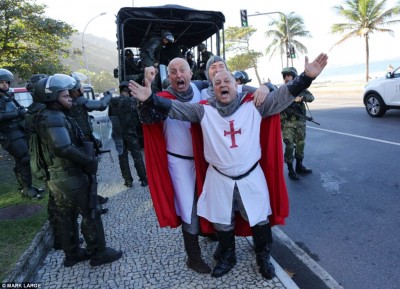 England fans on the beach at Sao Conrado near Rio de Janeiro.jpg