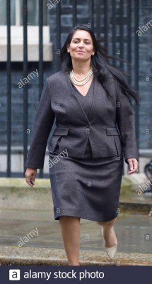 priti-patel-mp-in-downing-street-on-the-day-she-retained-her-job-as-home-secretary-during-a-cabinet-reshuffle-13th-feb-2020-2AY325X.jpg