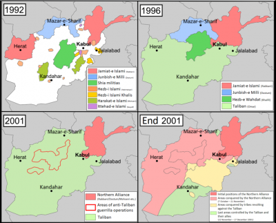 Afghanistan Modern Day Civil War Map.PNG